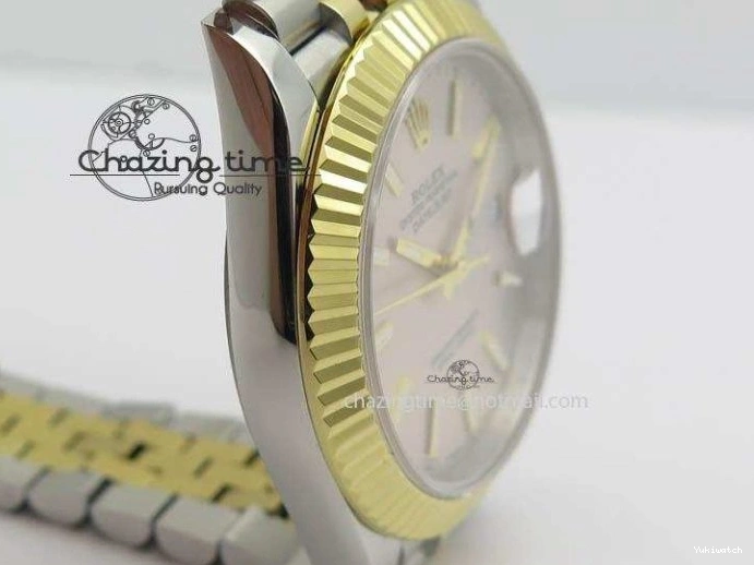 Jubilee YG Best Edition 41mm Bracelet Silver A2813 DateJust Maker BP Dial New Version II SS On 0422